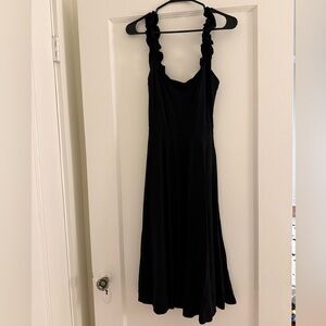 Elegant Black Sleeveless Reformation Dress